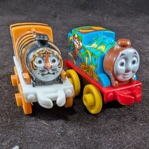 Mattel Thomas & Friends Minis Tiger Percy and Monkey Thomas Train Lot 2014